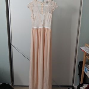 Asos Peach Lace dress